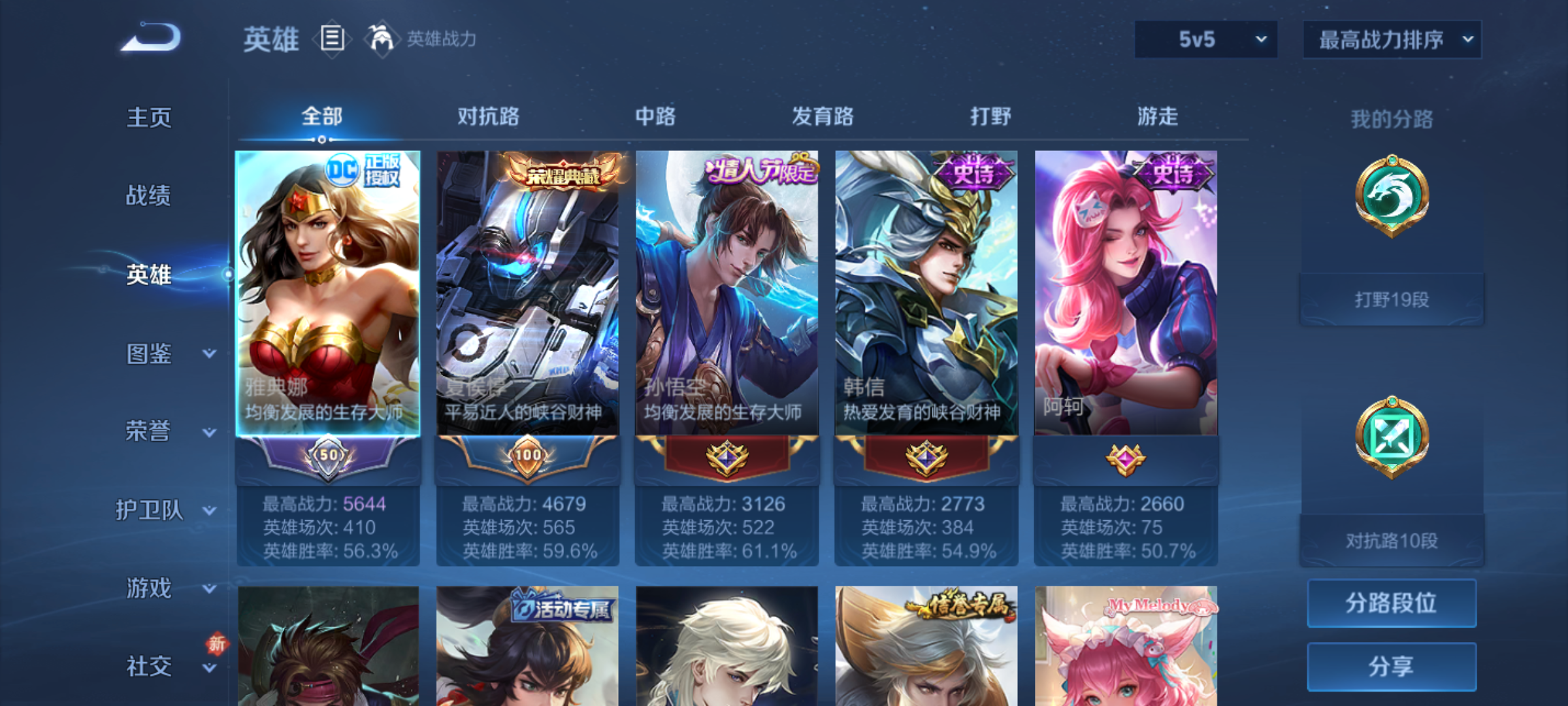 WZCMW4140839王者荣耀账号详情图3