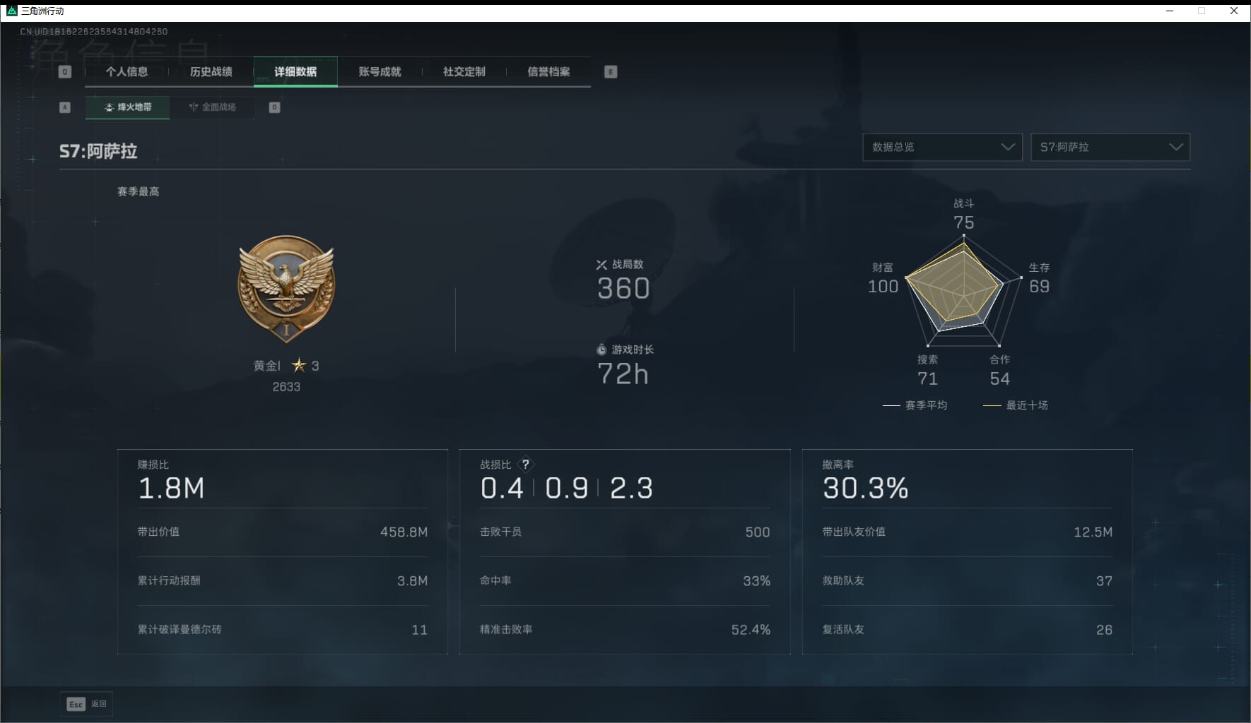 SJZQM452714三角洲行动账号详情图6