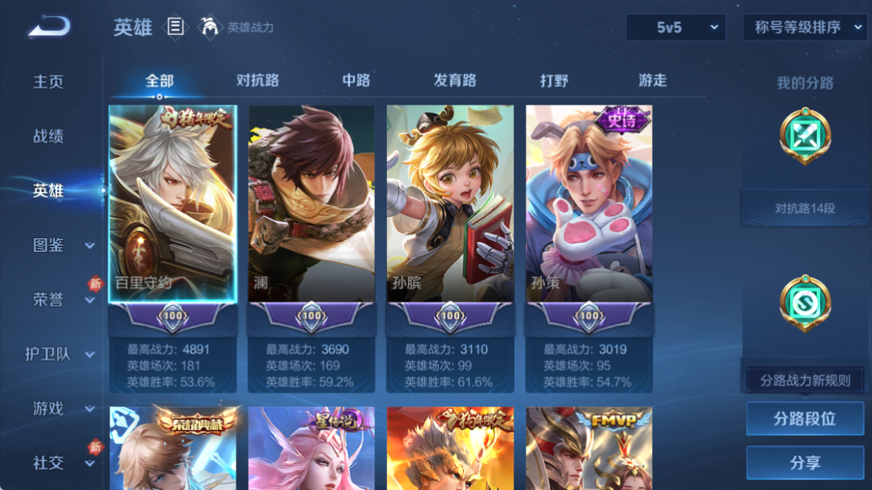 WZCMW4140866王者荣耀账号详情图3