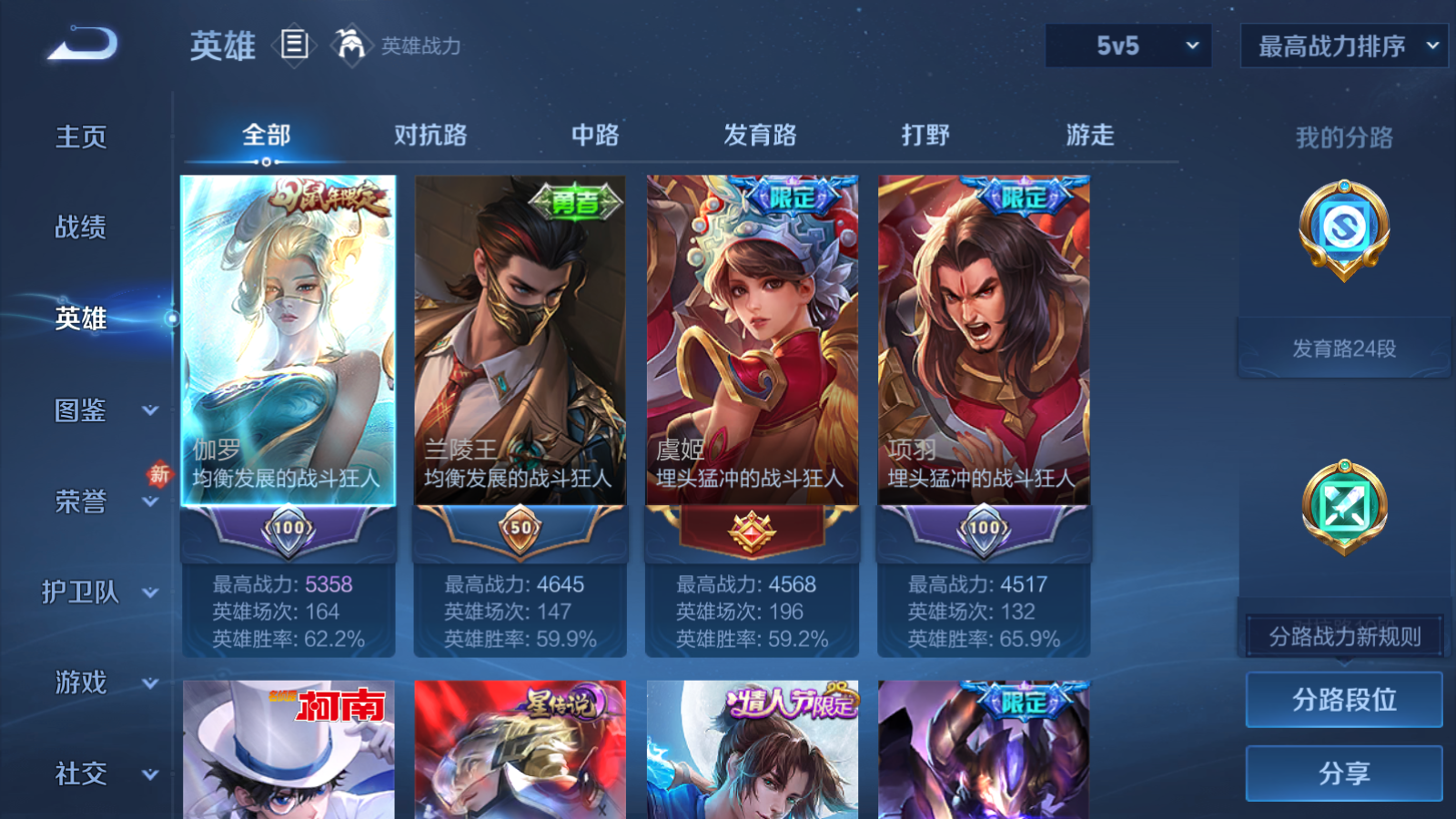 WZCMW4137307王者荣耀账号详情图4