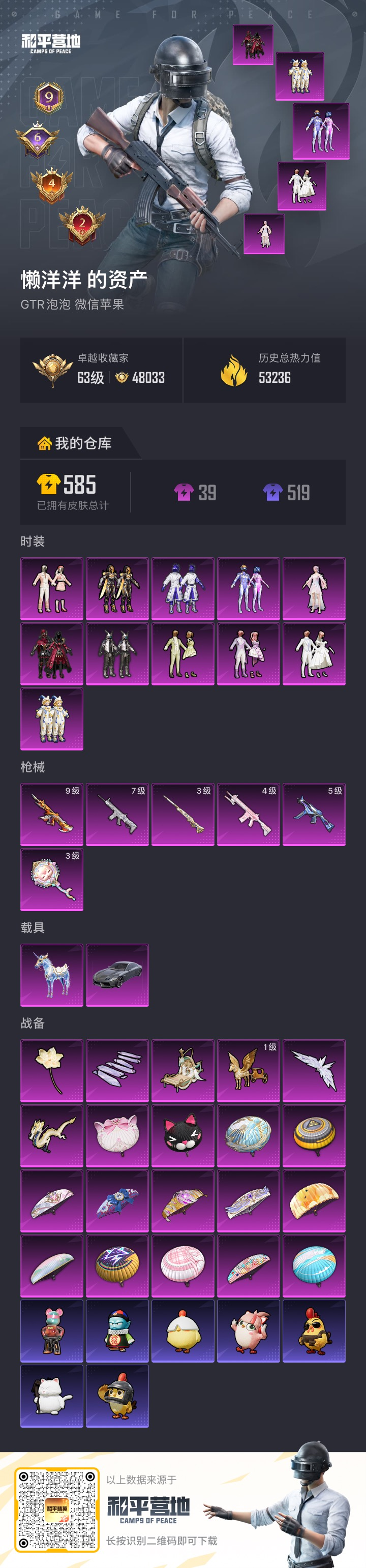 HPQM473717和平精英账号详情图3