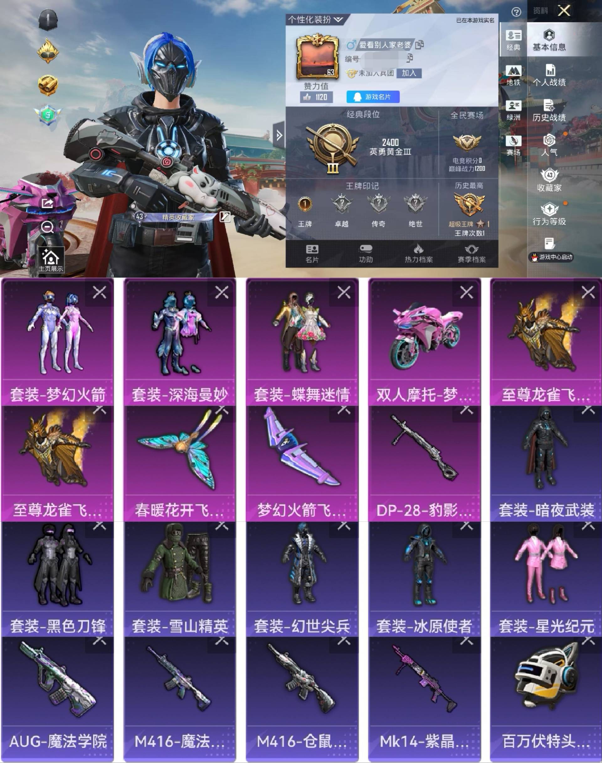 HPCMW475887和平精英账号详情图2