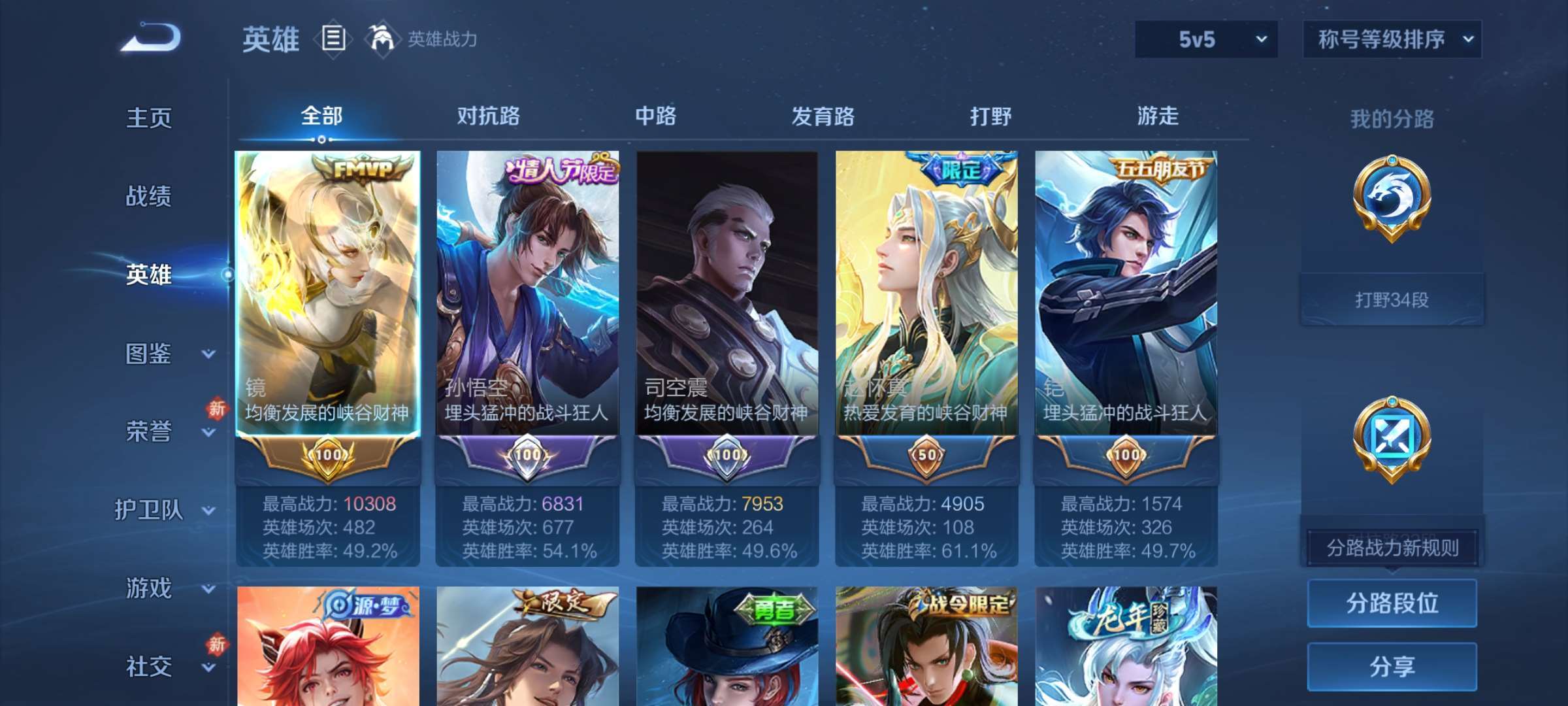 WZCMW4166872王者荣耀账号详情图2