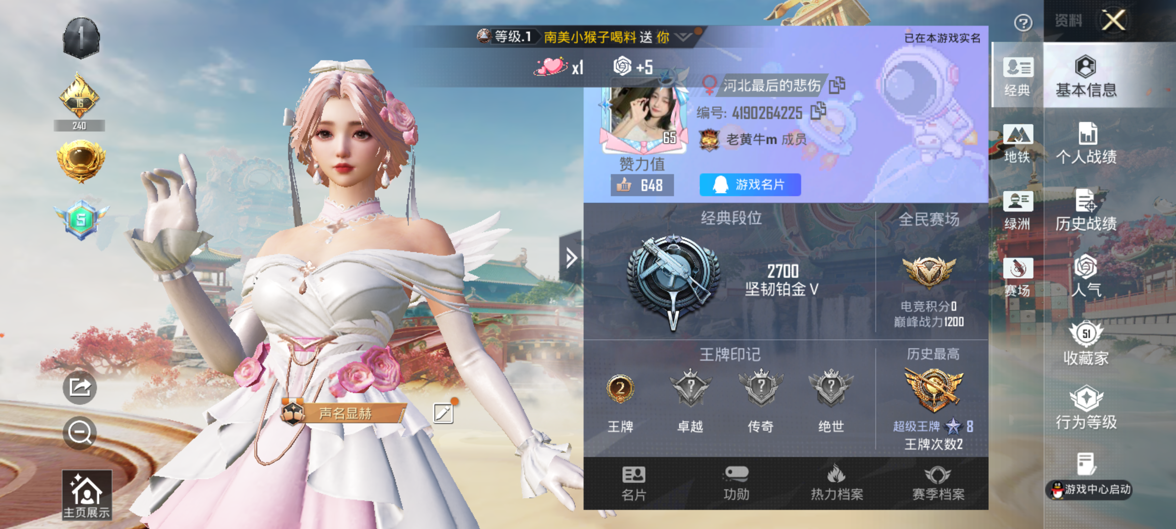 HPQM493650和平精英账号详情图4