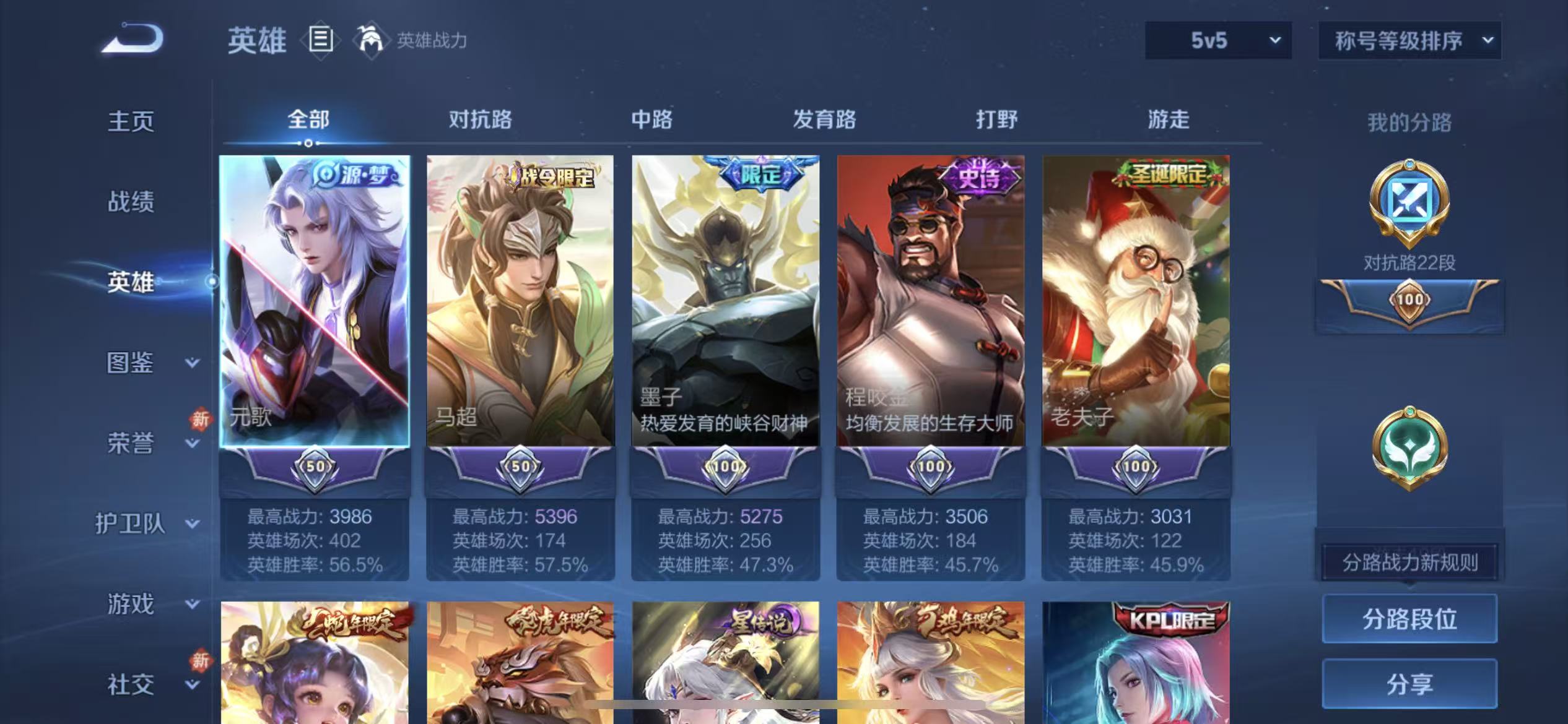 WZLX4222310王者荣耀账号详情图3