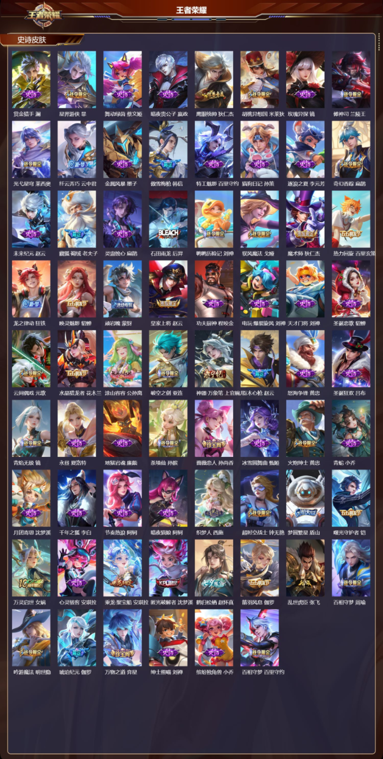 WZQM4152315王者荣耀账号详情图3 WZQM4152315王者荣耀账号详情图3