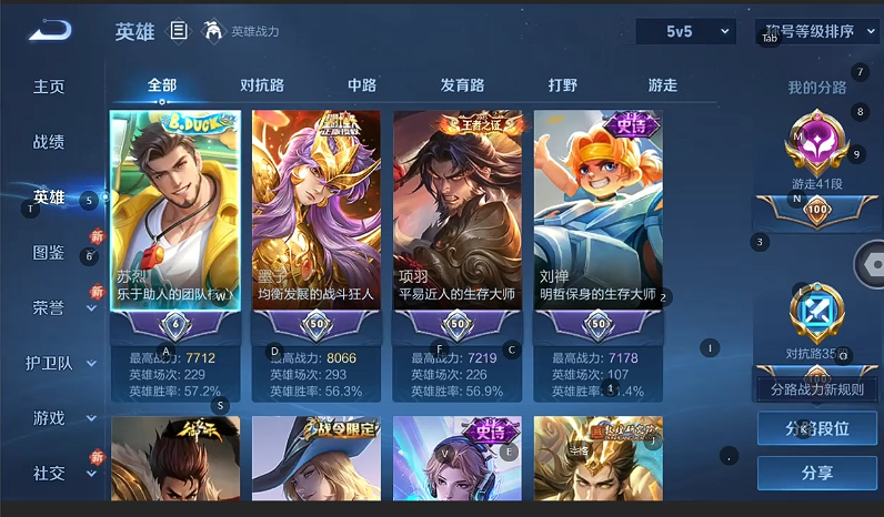 WZCMW4152335王者荣耀账号详情图2