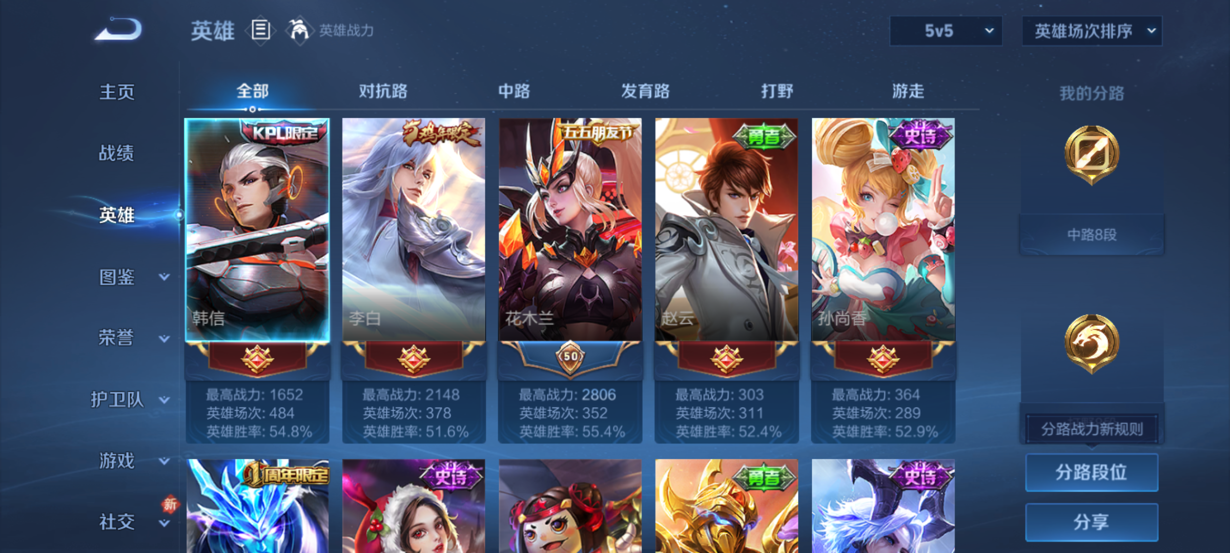 WZCMW4188046王者荣耀账号详情图5