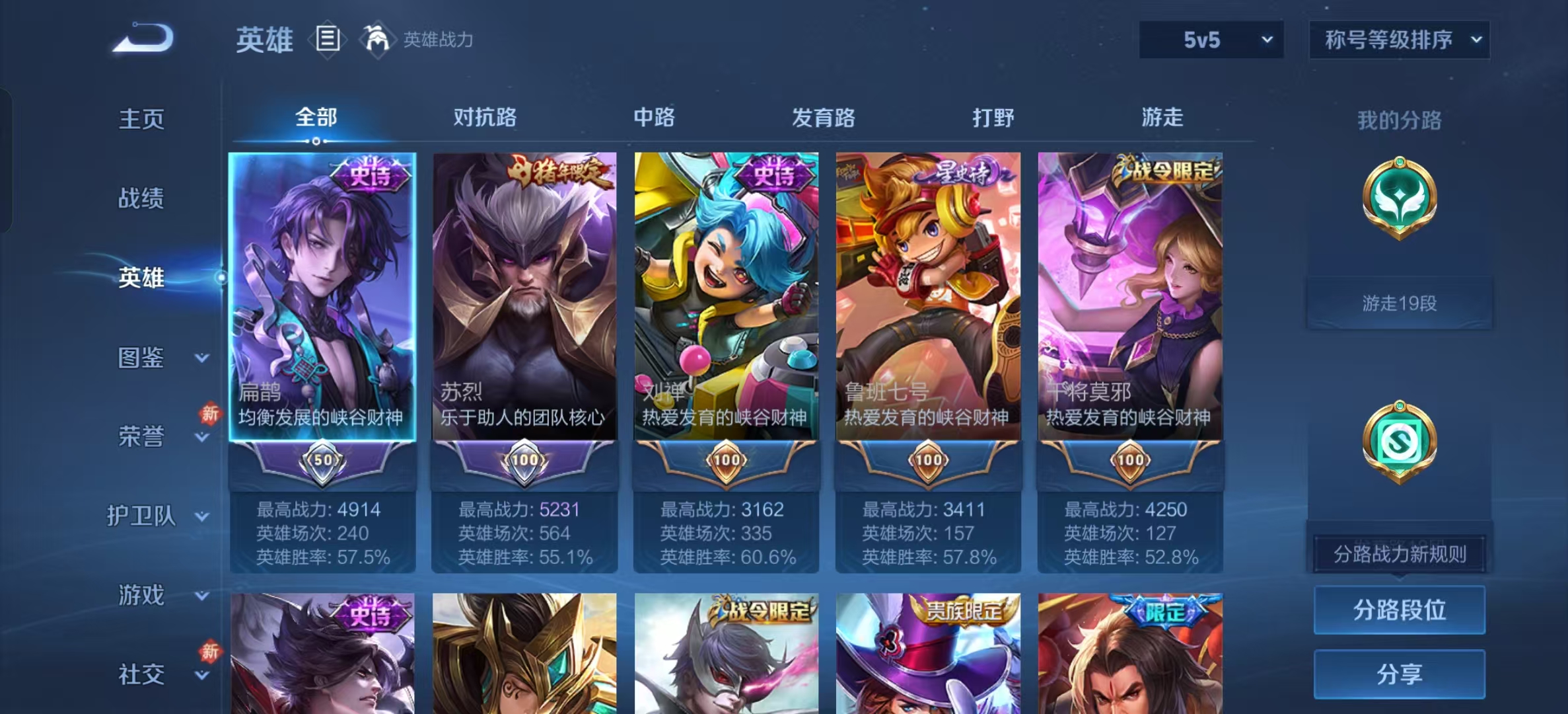 WZLX4222325王者荣耀账号详情图5