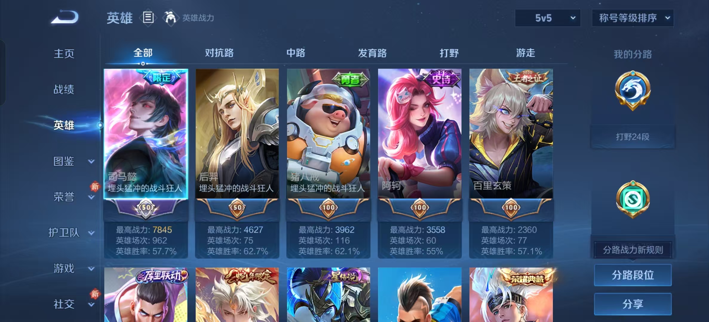 WZLX4222328王者荣耀账号详情图4