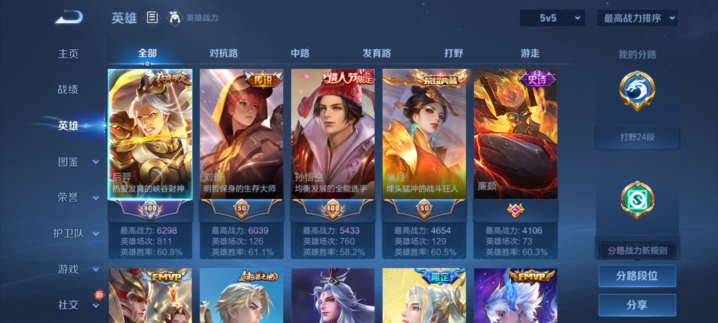 WZCMW4154801王者荣耀账号详情图4