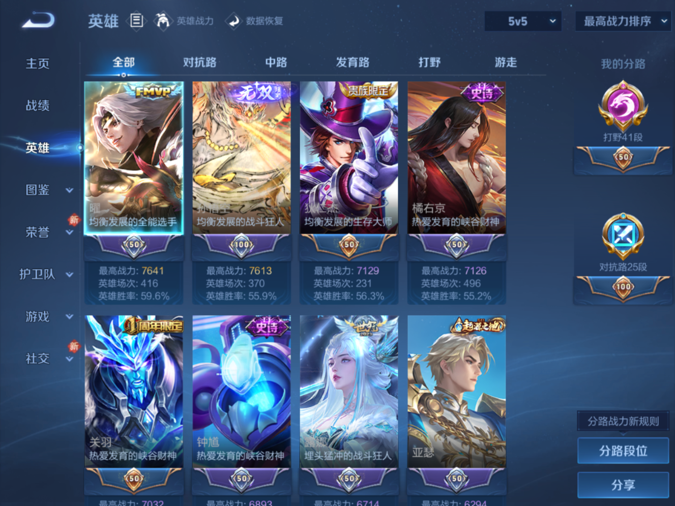 WZCMW4154306王者荣耀账号详情图5