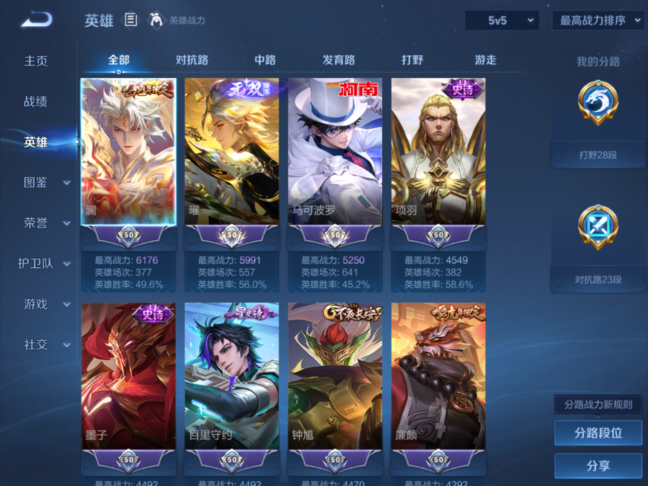 WZQM4155434王者荣耀账号详情图6