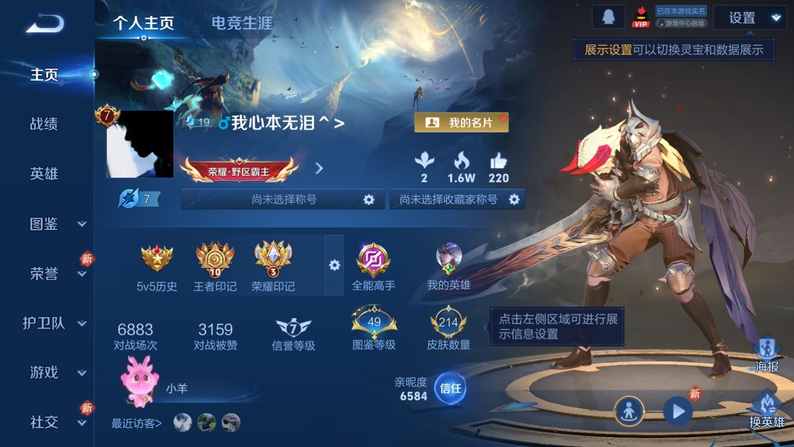 WZQM4156209王者荣耀账号详情图3 WZQM4156209王者荣耀账号详情图3