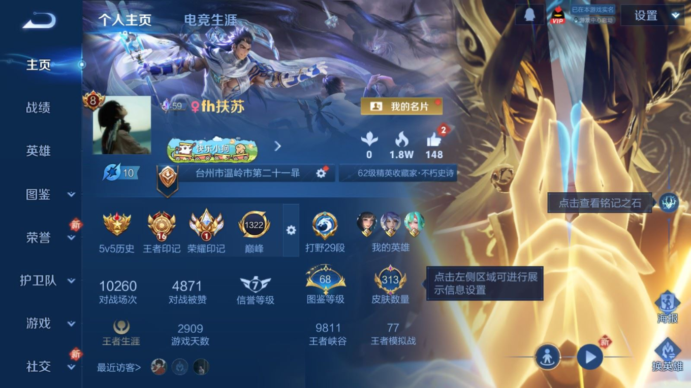 WZCMW4160023王者荣耀账号详情图4