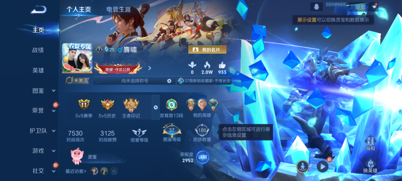 WZQM4165983王者荣耀账号详情图4