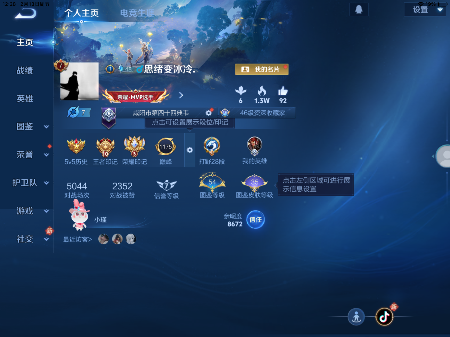 WZQM4169086王者荣耀账号详情图3 WZQM4169086王者荣耀账号详情图3