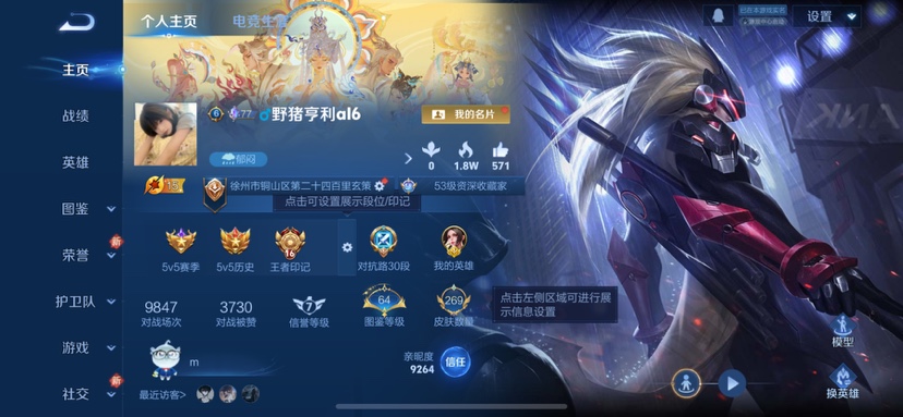 王者荣耀账号苹果QQ【精品号手慢无】消耗任意点券恢复v7，王者印记16，星币1753，黑崎一护天幕，荣耀典藏银白咏叹调，