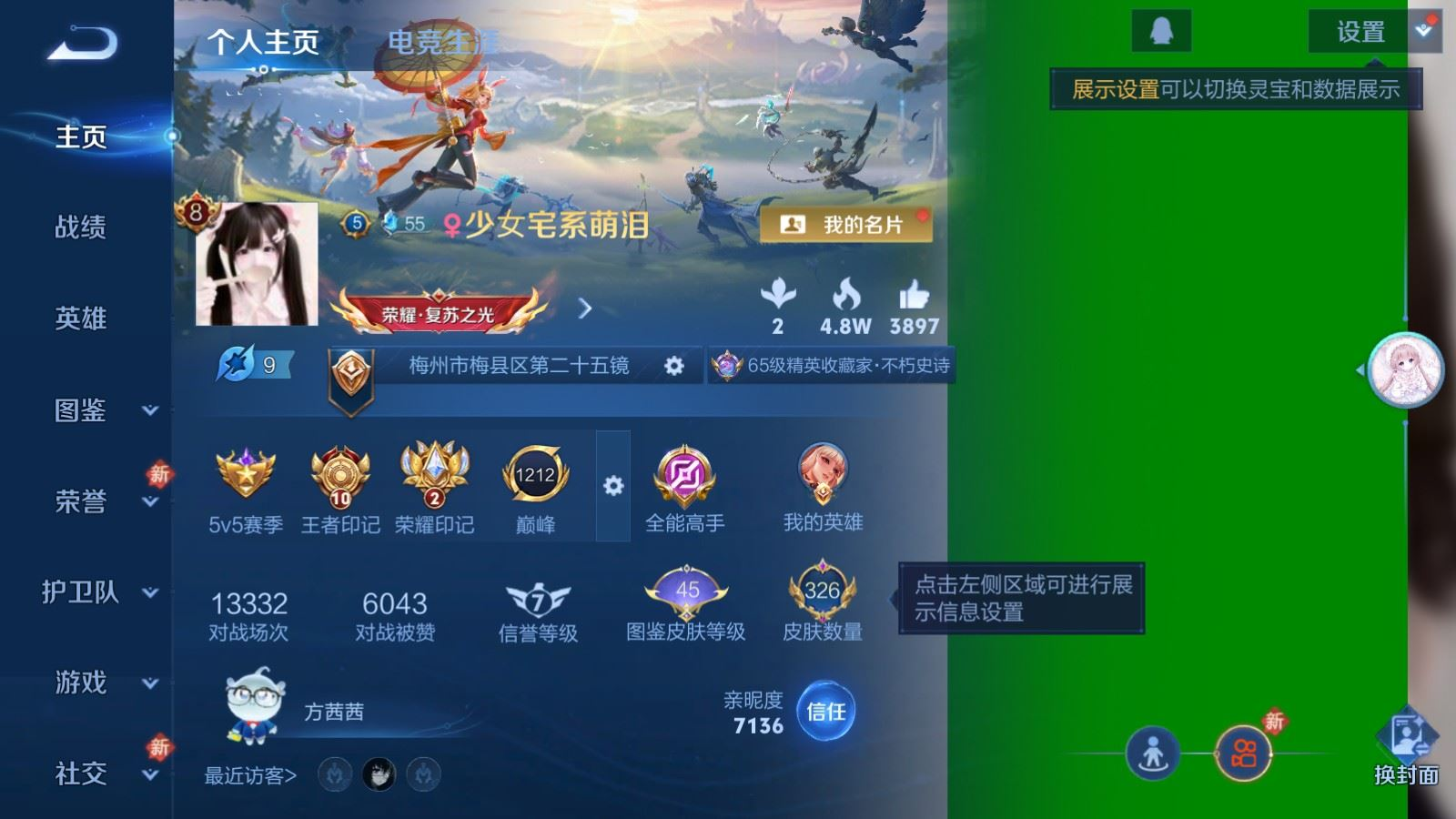 WZQM4175364王者荣耀账号详情图3