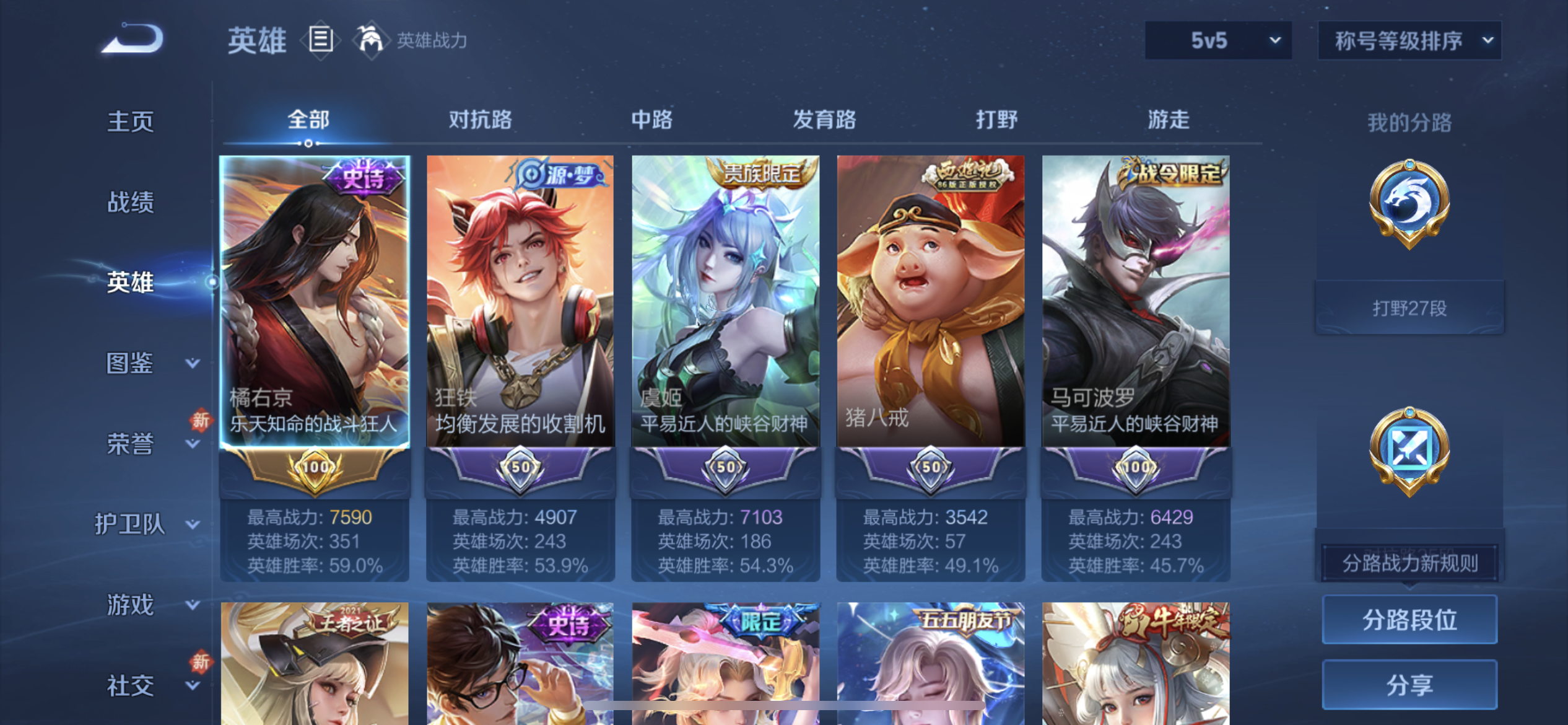 WZLX4222877王者荣耀账号详情图7