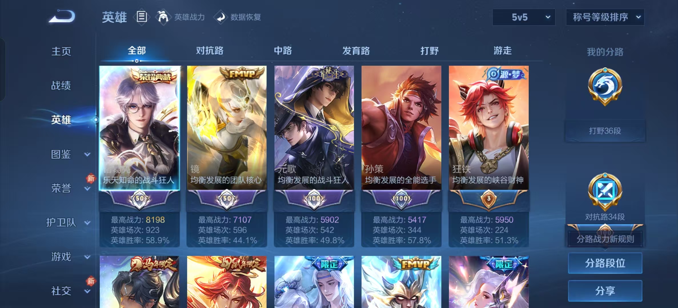 WZLX4222955王者荣耀账号详情图2