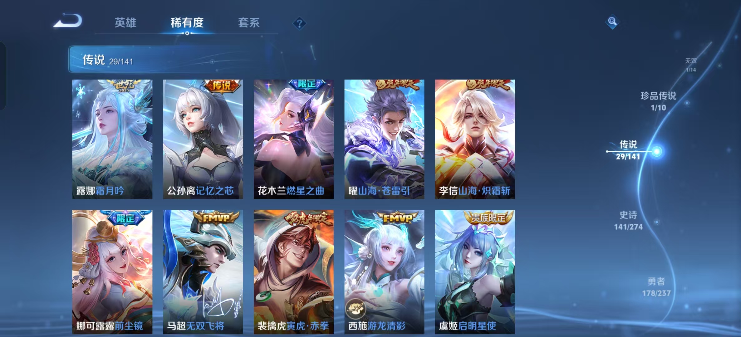 WZLX4223110王者荣耀账号详情图14