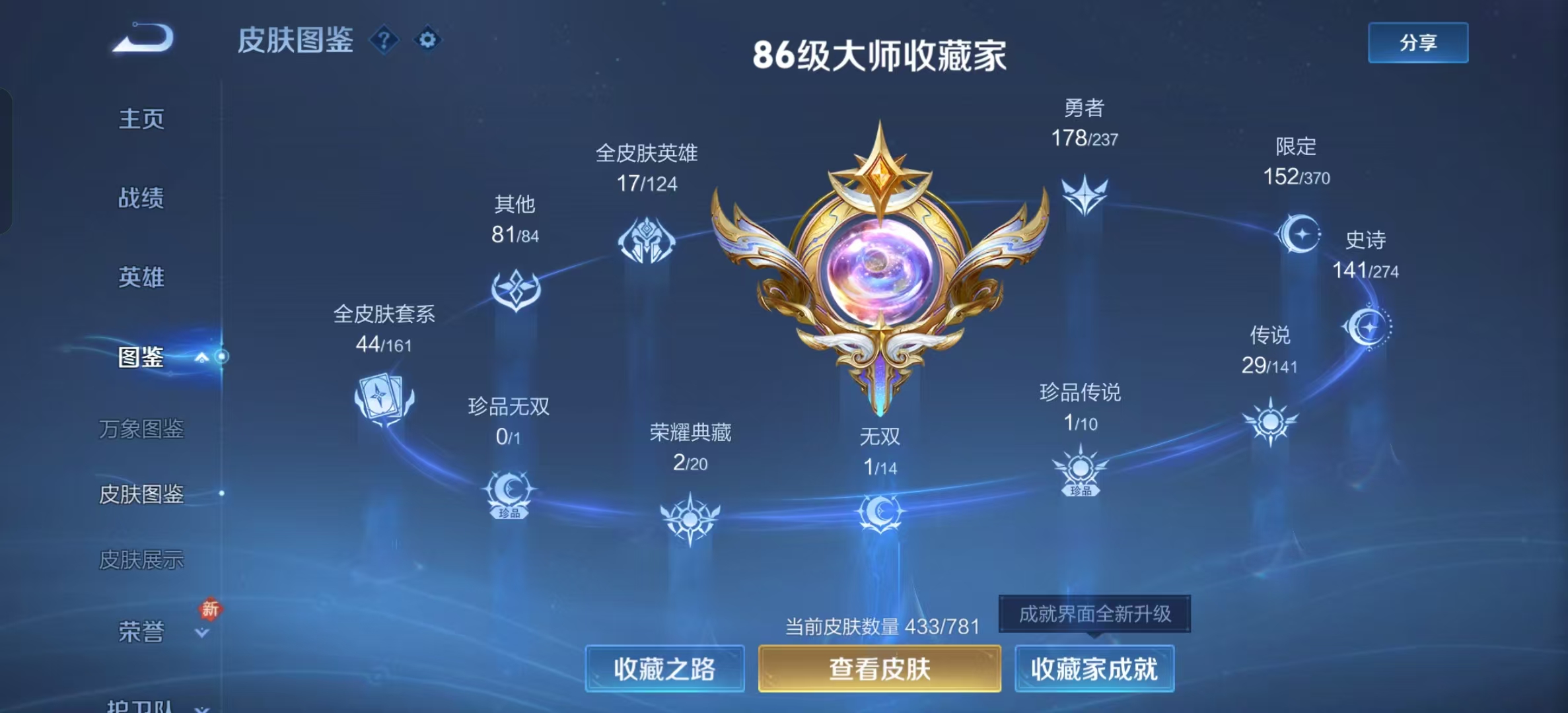 WZLX4223110王者荣耀账号详情图3