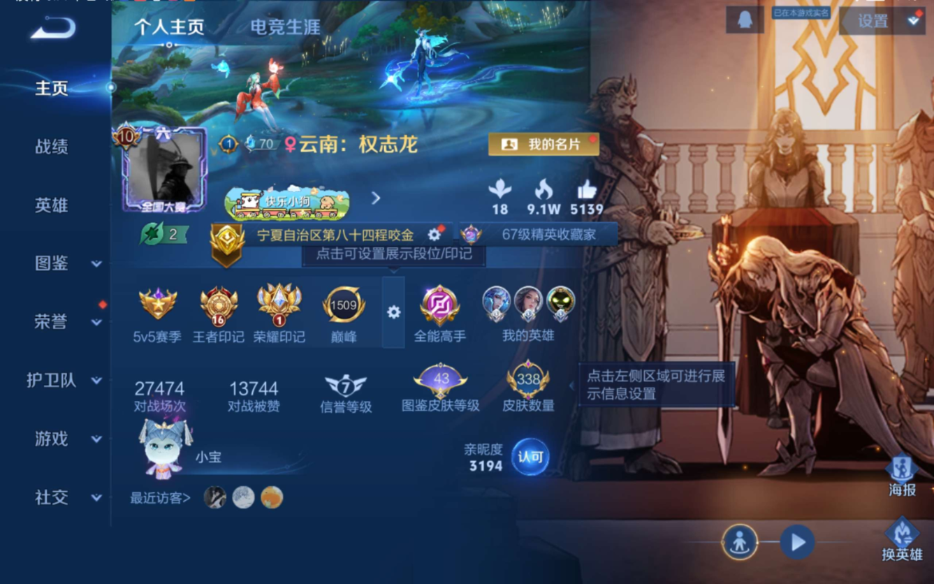 WZQM4195600王者荣耀账号详情图4