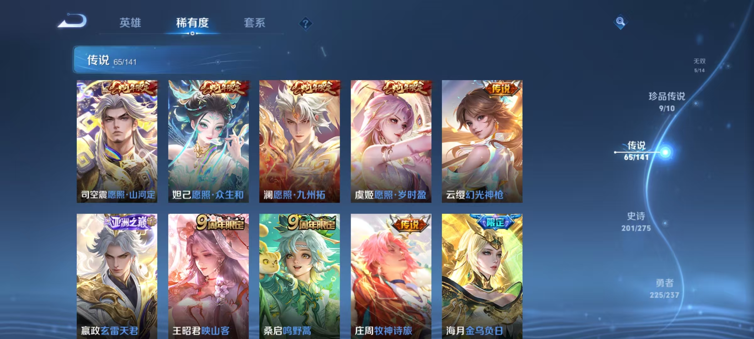 WZLX4223173王者荣耀账号详情图5