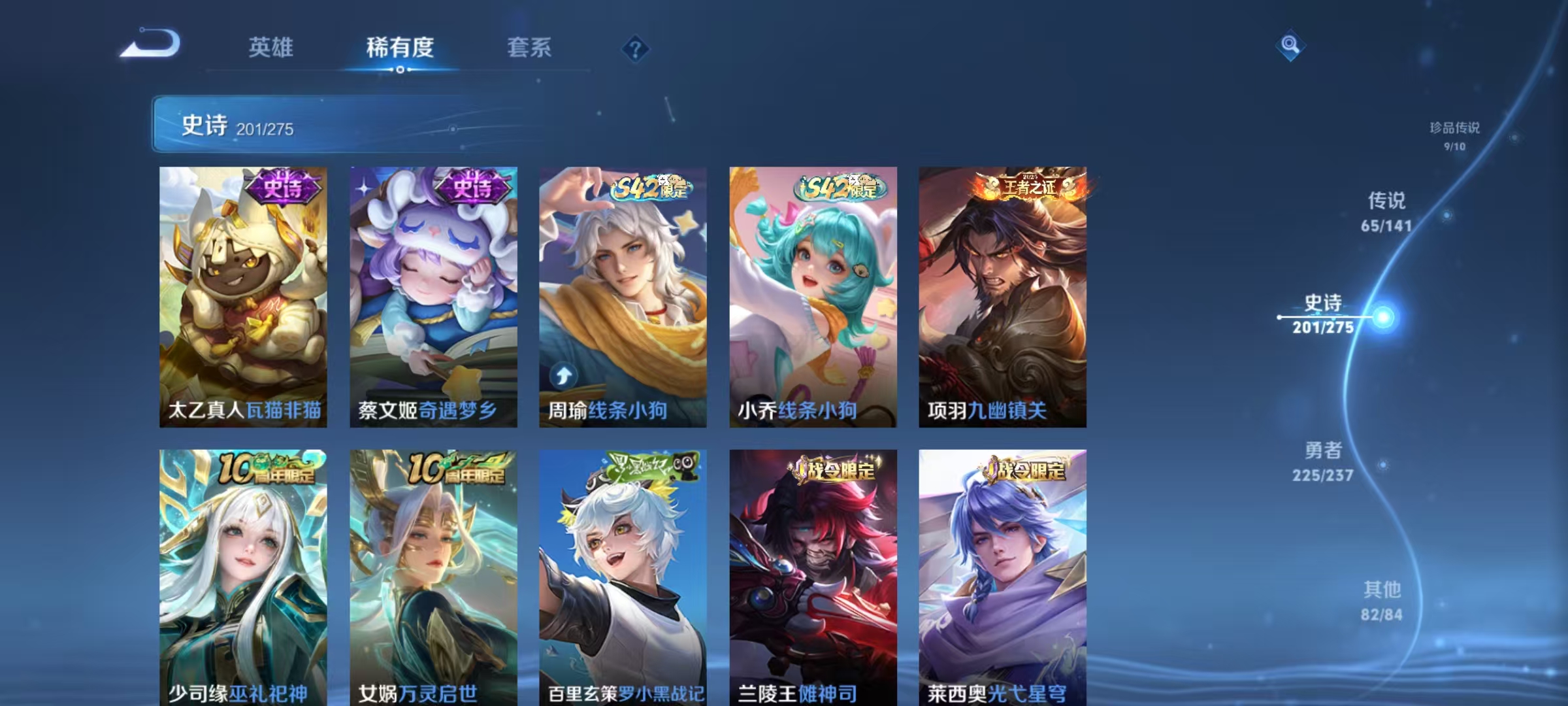 WZLX4223173王者荣耀账号详情图29