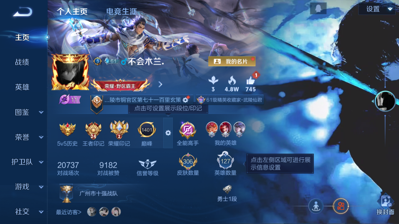 WZQM4197095王者荣耀账号详情图5