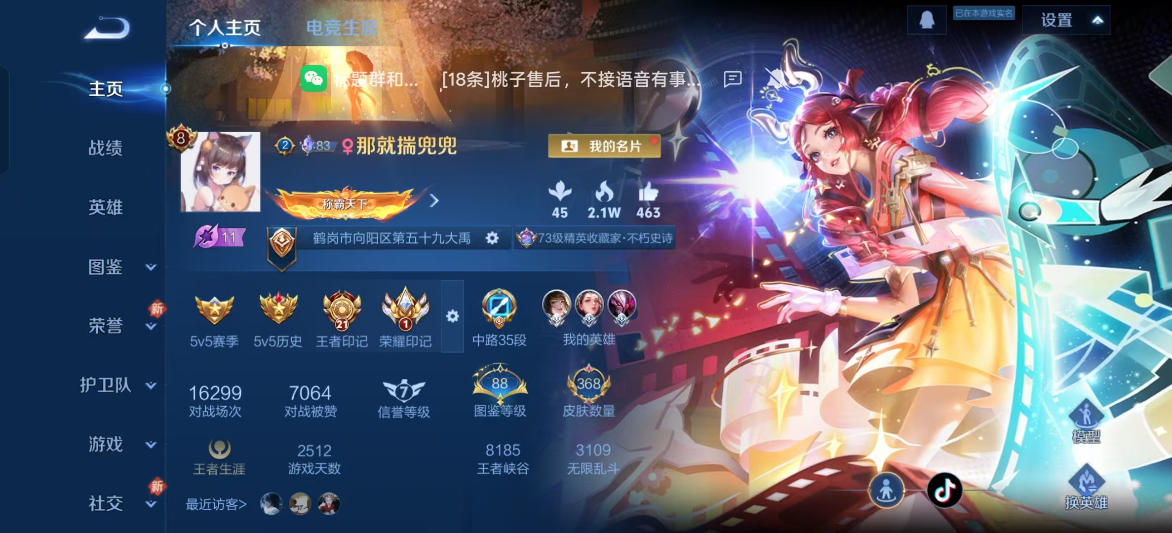 WZLX4223260王者荣耀账号详情图20