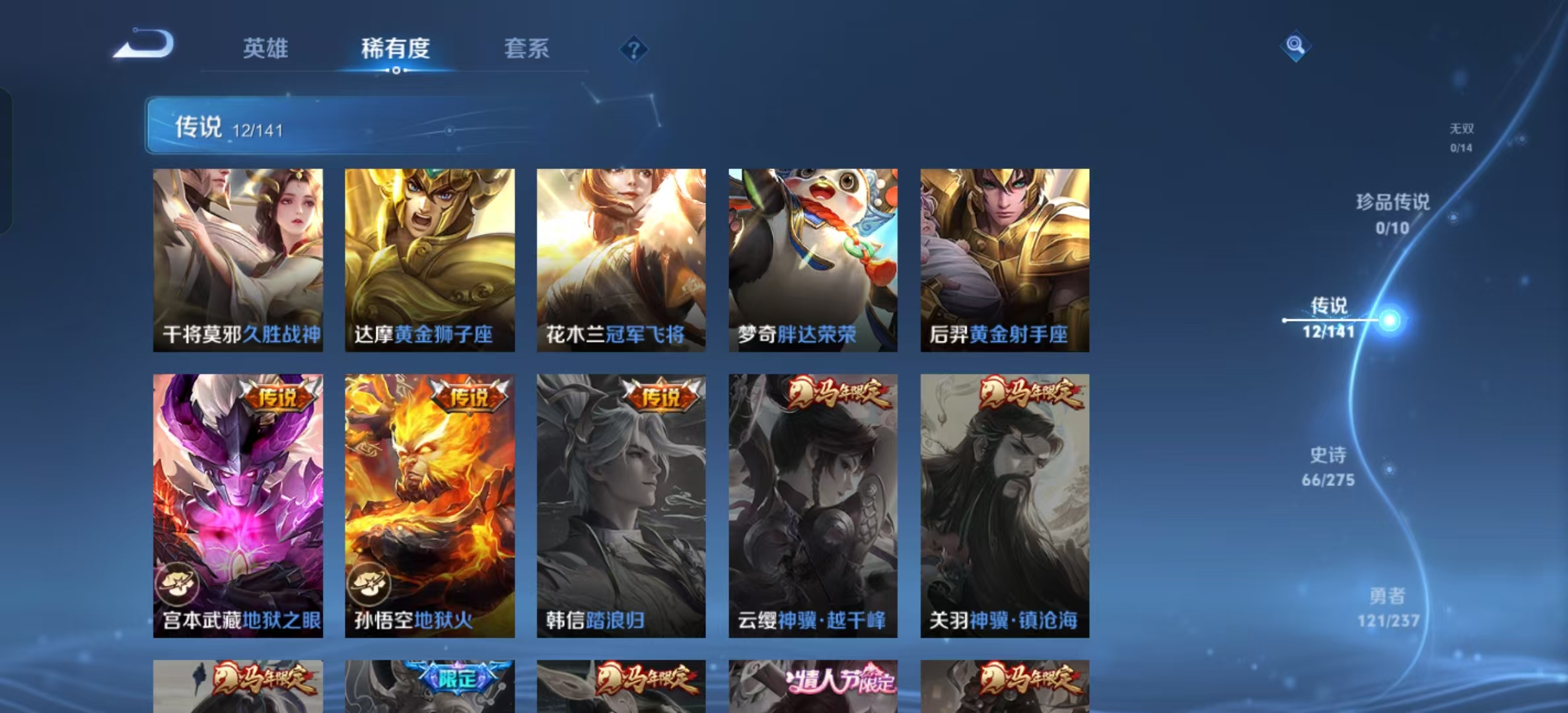 WZLX4223287王者荣耀账号详情图15