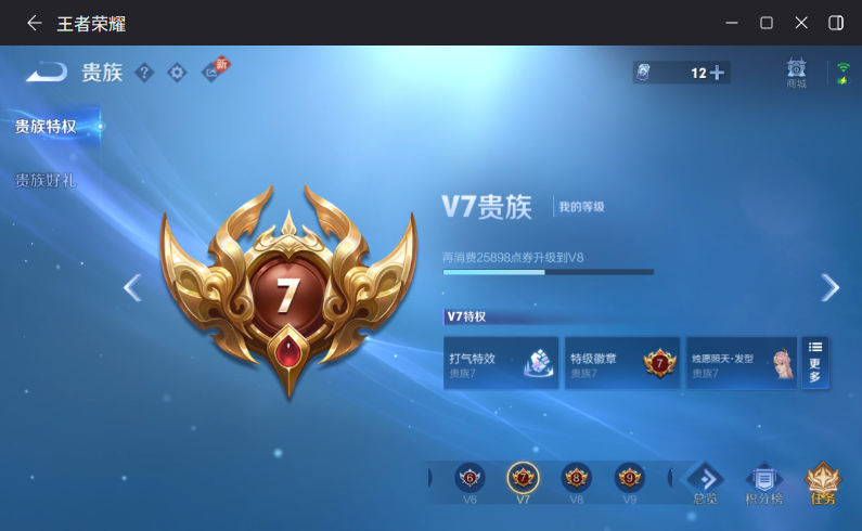 WZCMW4211371王者荣耀账号详情图8