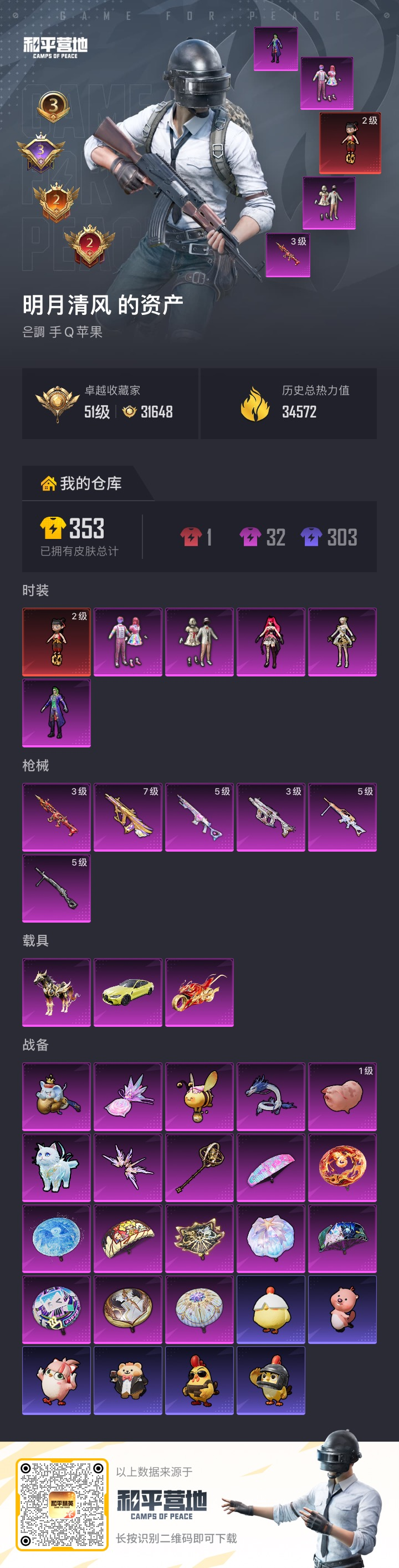 HPQM4109140和平精英账号详情图14