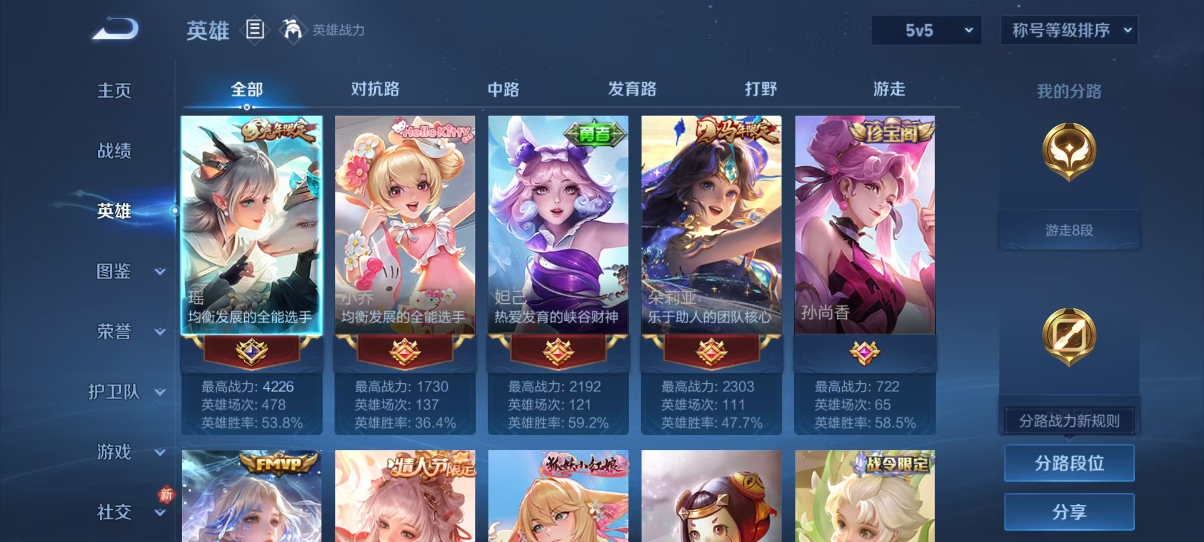 WZQM4207458王者荣耀账号详情图10