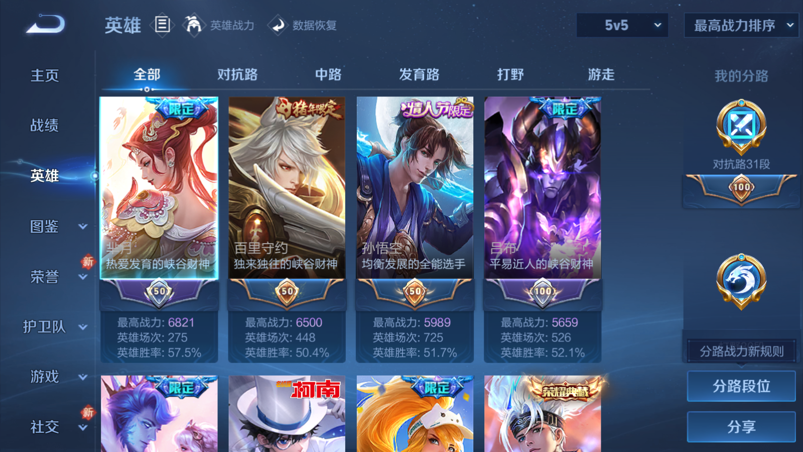 WZCMW4211685王者荣耀账号详情图4