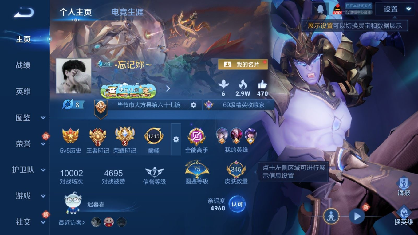 WZCMW4207462王者荣耀账号详情图3