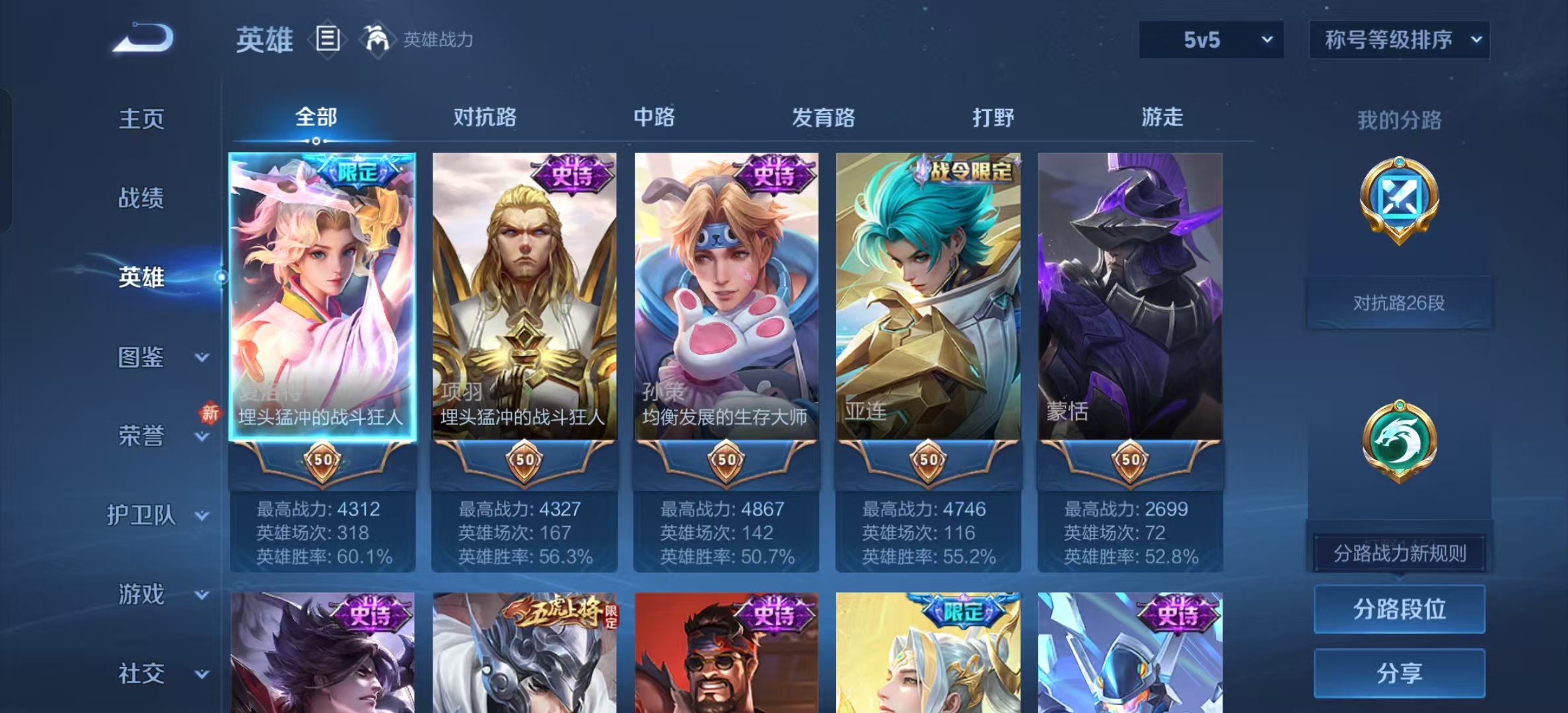 WZLX4223665王者荣耀账号详情图4