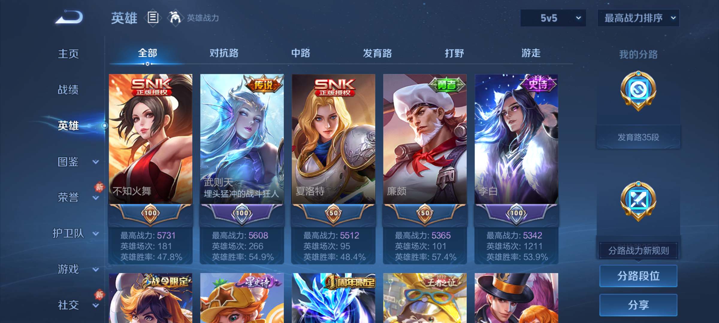 WZQM4204687王者荣耀账号详情图5