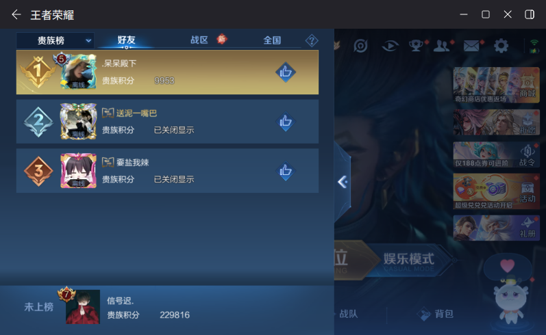 WZQM4204795王者荣耀账号详情图14