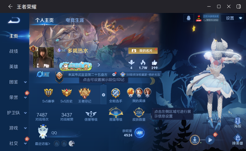 WZQM4204833王者荣耀账号详情图3