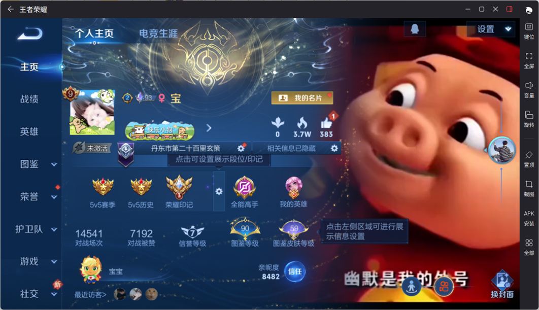 WZQM4205248王者荣耀账号详情图5