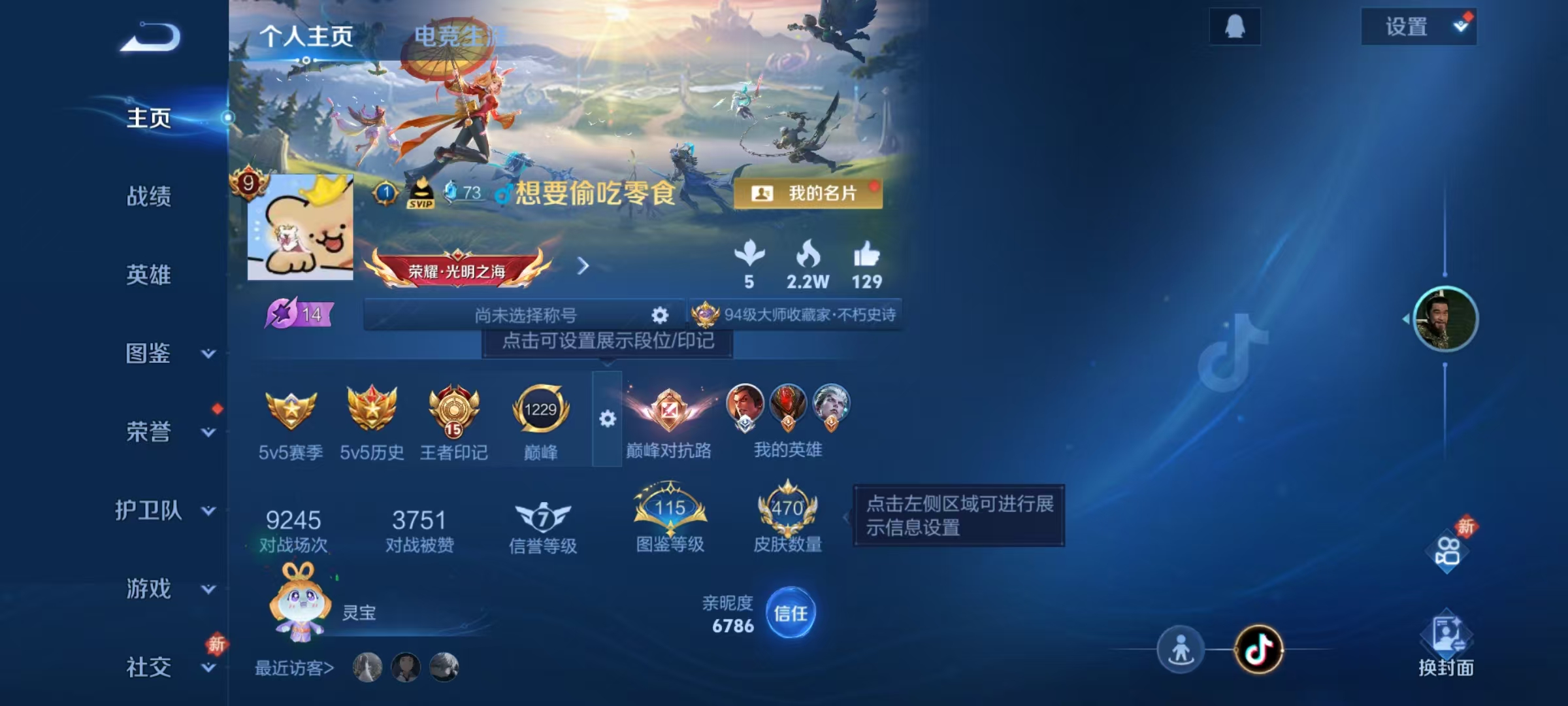 WZQM4207287王者荣耀账号详情图6