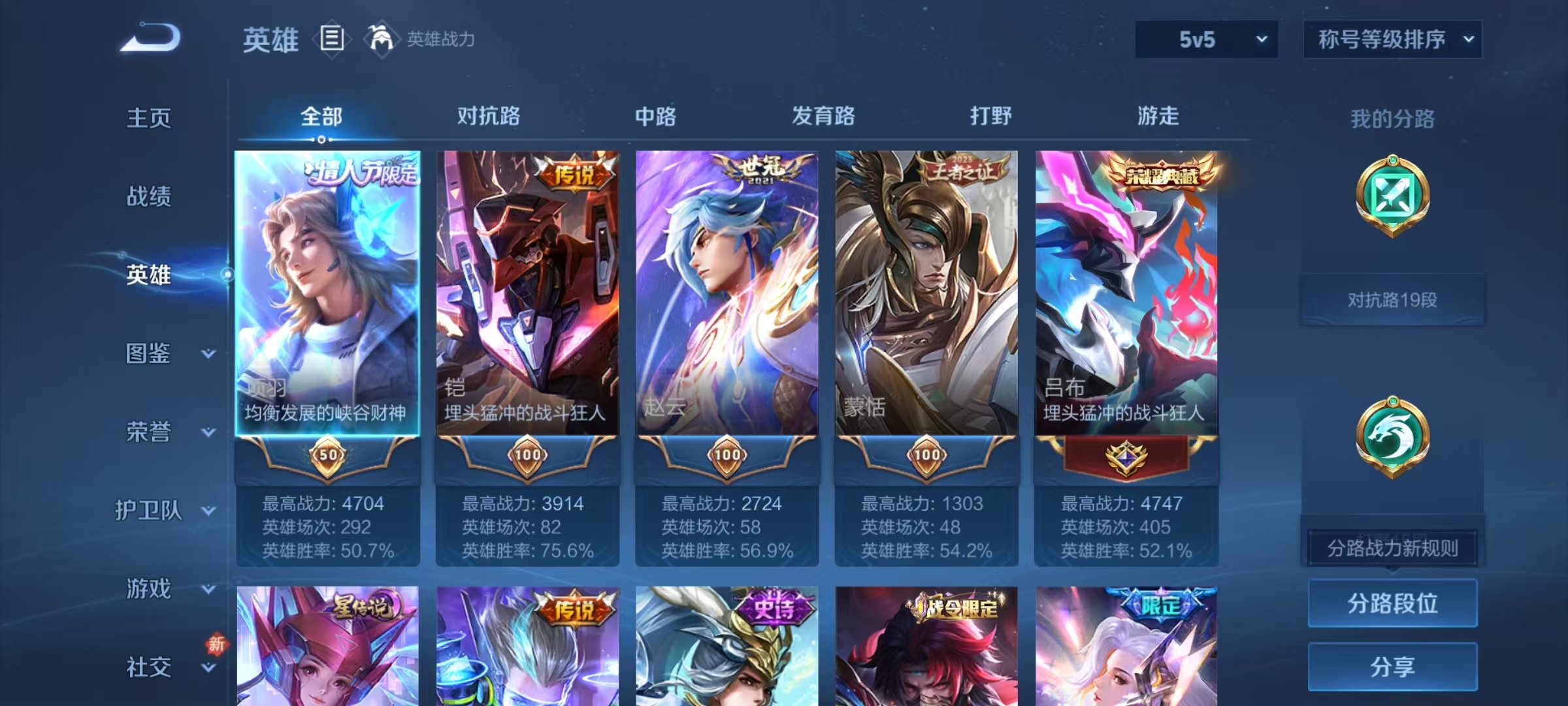 WZQM4207326王者荣耀账号详情图5