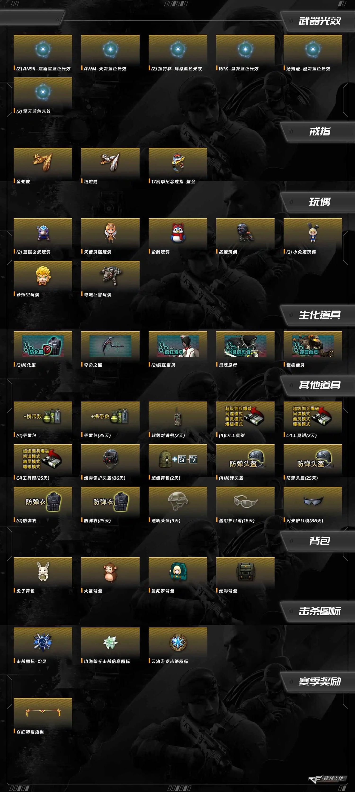 CFQM455192穿越火线账号详情图8