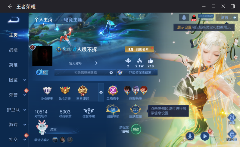 WZQM4207684王者荣耀账号详情图3