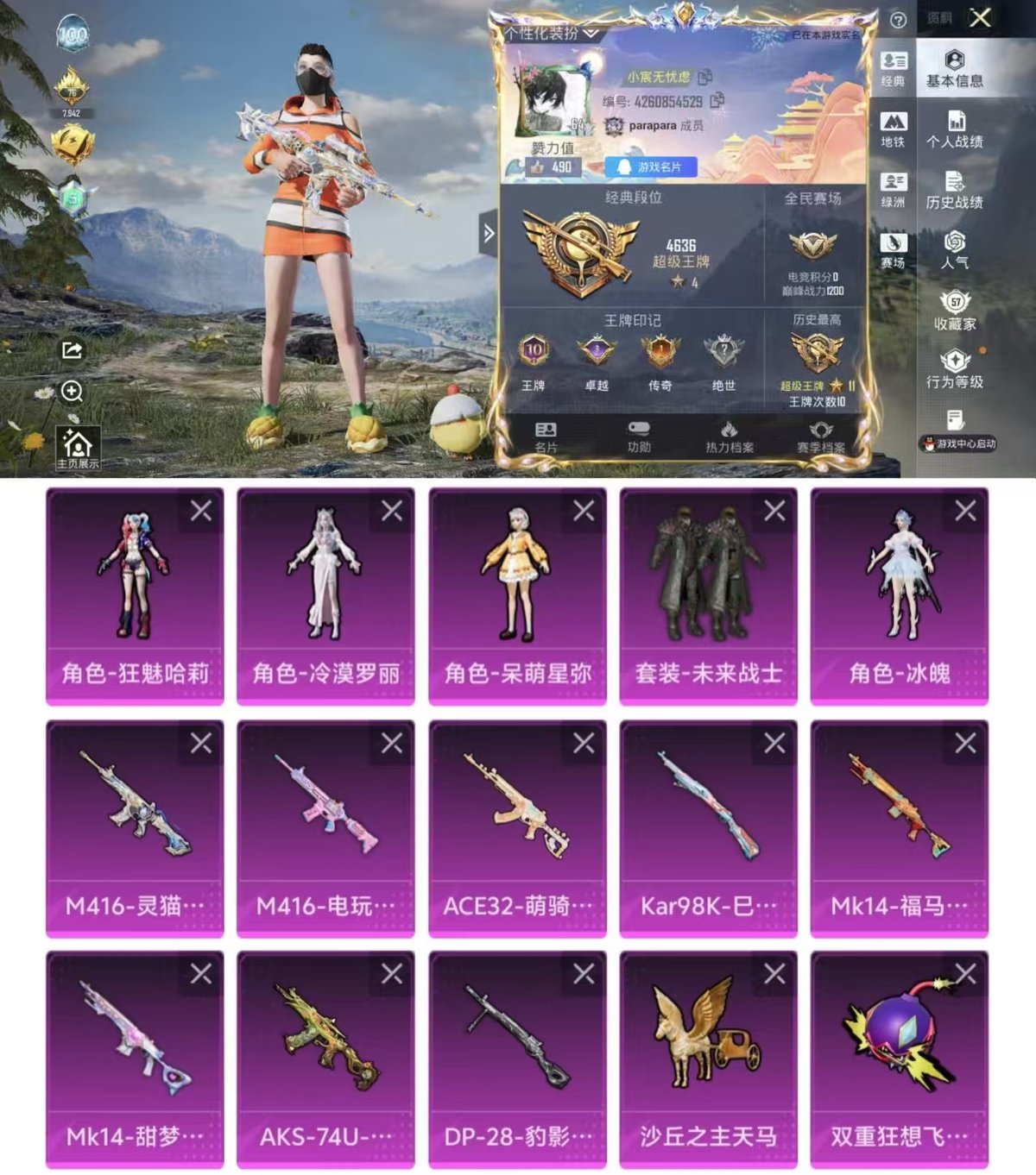 HPQM4114206和平精英账号详情图12