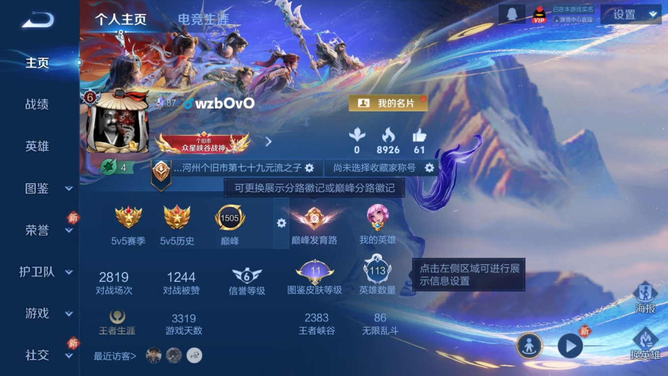 WZQM4209132王者荣耀账号详情图5