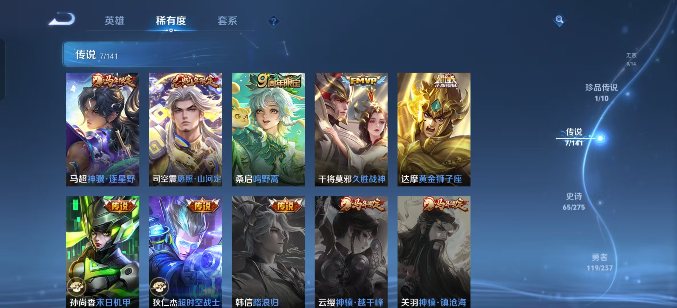 WZLX4224184王者荣耀账号详情图2